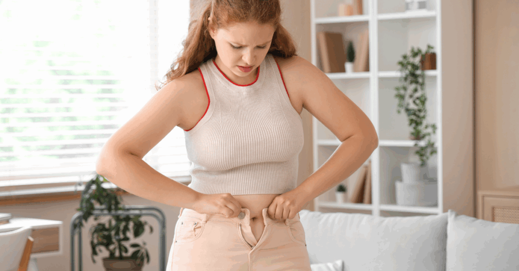 Woman gaining weight after gastric sleeve surgery