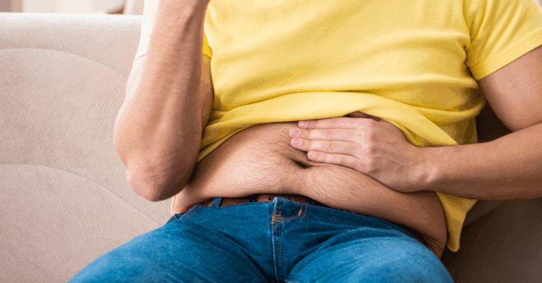 men bloated after weight loss surgery
